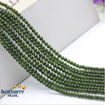 4 6 8 10 12mm DIY Gemstone Jewelry Loose Strands Wholesale Natural Green Chalcedony